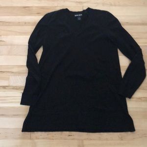 Tunic length sweater
